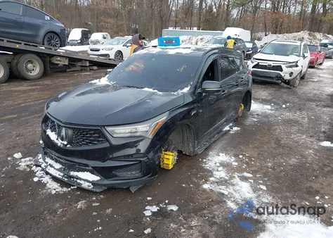 2019 Acura Rdx A-Spec Package z USA, uszkodzony, nr VIN 5J8TC1H64KL021276